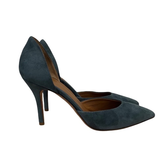 Vince Blue Jay Celeste D'Orsay Suede Pump Heels 9.5 - Picture 1 of 9